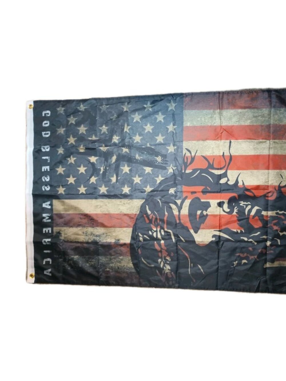 God Bless America 3 x 5 ft Flag USA Jesus Christ and Cross Patriotic Large New
